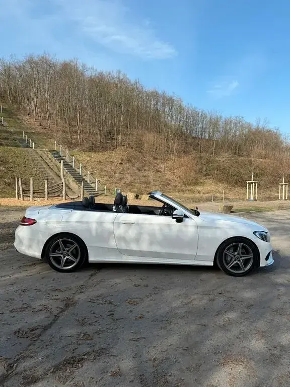 Gebraucht Mercedes C200 184 PS (135 kW) 2017 Weiß Cabrio