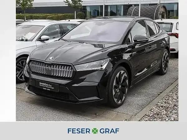 Black magic perleffekt Gebraucht 2025 Skoda Enyaq iV SportLine SUV | 47.840 € (Teuer) - Bild 1/4