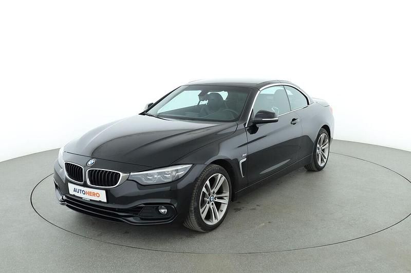 Schwarz Gebraucht 2017 BMW 430 Cabriolet Sport Line Cabrio | 23.220 € (Etwas zu teuer) - Bild 1/3