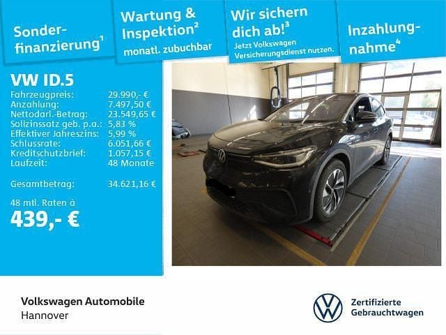 Mythosschwarz metallic Gebraucht 2022 VW ID.5 Pro Performance SUV | 29.990 € (Etwas zu teuer) - Bild 1/3