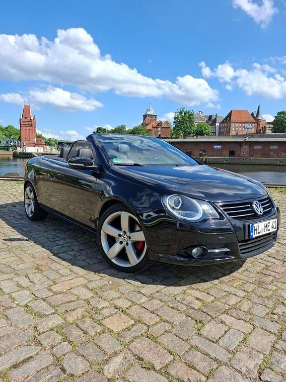 Schwarz Gebraucht 2010 VW Eos GT Cabrio | 6.790 € (Fairer Preis) - Bild 1/4