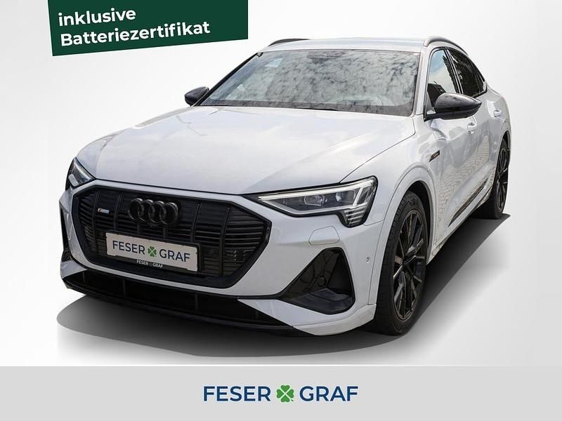 Weiß Gebraucht 2022 Audi e-tron Sportback S-Line SUV | 33.880 € (Guter Preis) - Bild 1/4