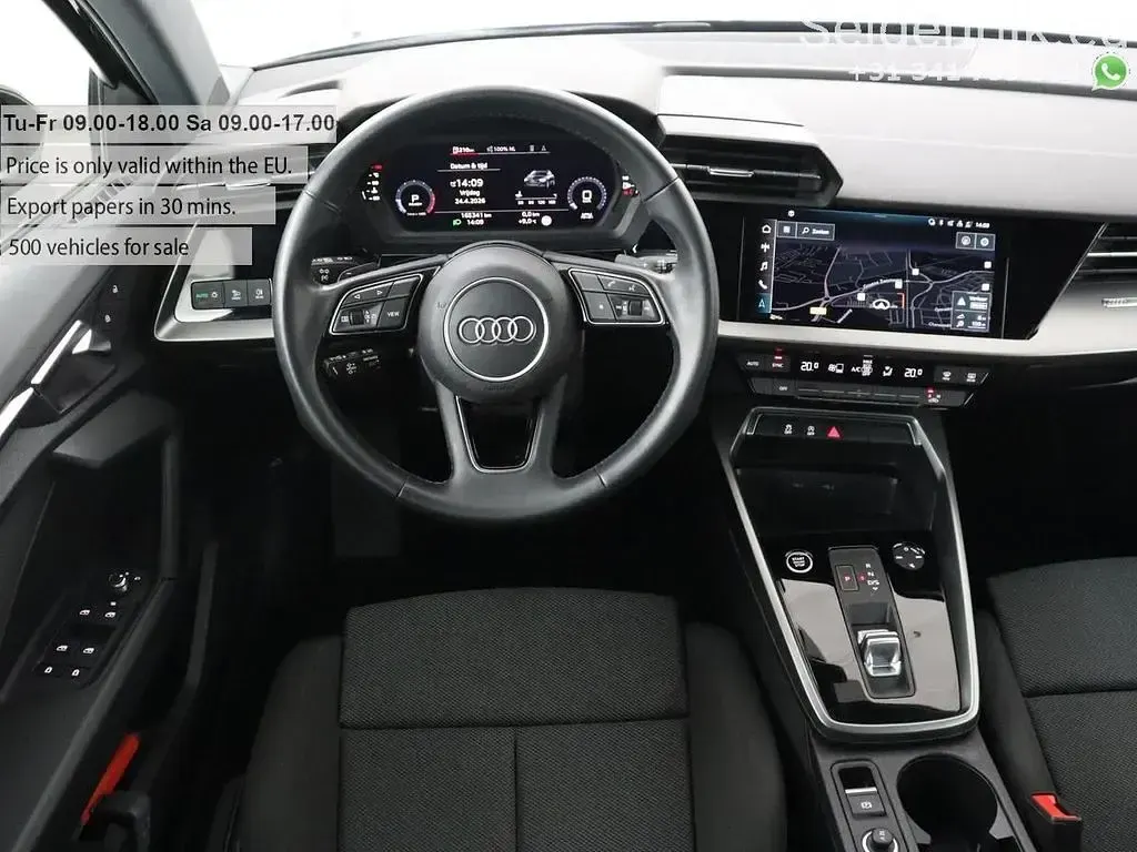 Gebraucht Audi A3 Advanced 110 PS (80 kW) 2022 Schwarz Limousine