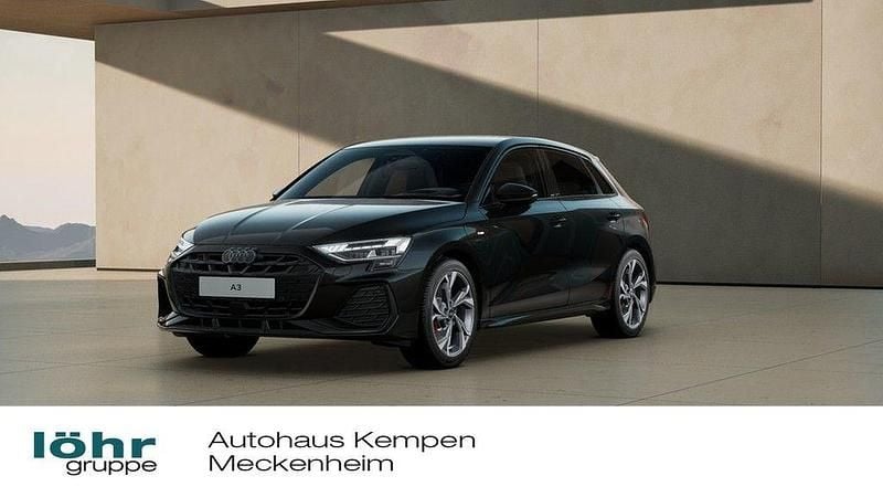 Schwarz Neu 2025 Audi A3 Sportback e-tron S-Line Limousine | 45.990 € (Guter Preis) - Bild 1/4