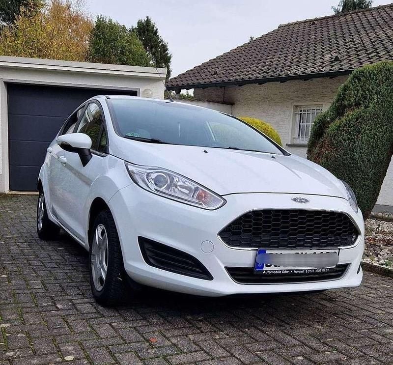Gebraucht Ford Fiesta Trend 101 PS (74 kW) 2017 Weiß Kleinwagen