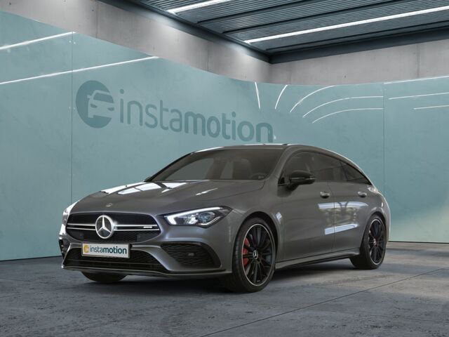 Grau Gebraucht 2022 Mercedes CLA35 AMG AMG Kombi | 41.550 € (Etwas zu teuer) - Bild 1/2