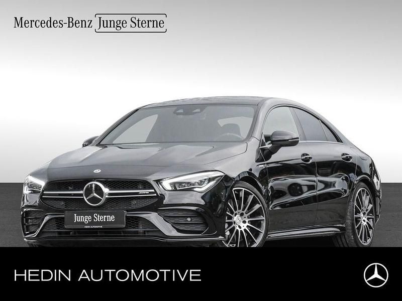 Schwarz Gebraucht 2023 Mercedes CLA35 AMG AMG Coupé | 47.858 € (Etwas zu teuer) - Bild 1/4
