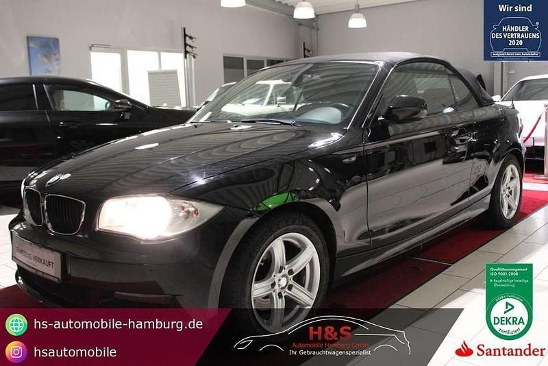 Schwarz ii Gebraucht 2011 BMW 118 Cabriolet Efficient Dynamics Cabrio | 8.900 € (Fairer Preis) - Bild 1/4