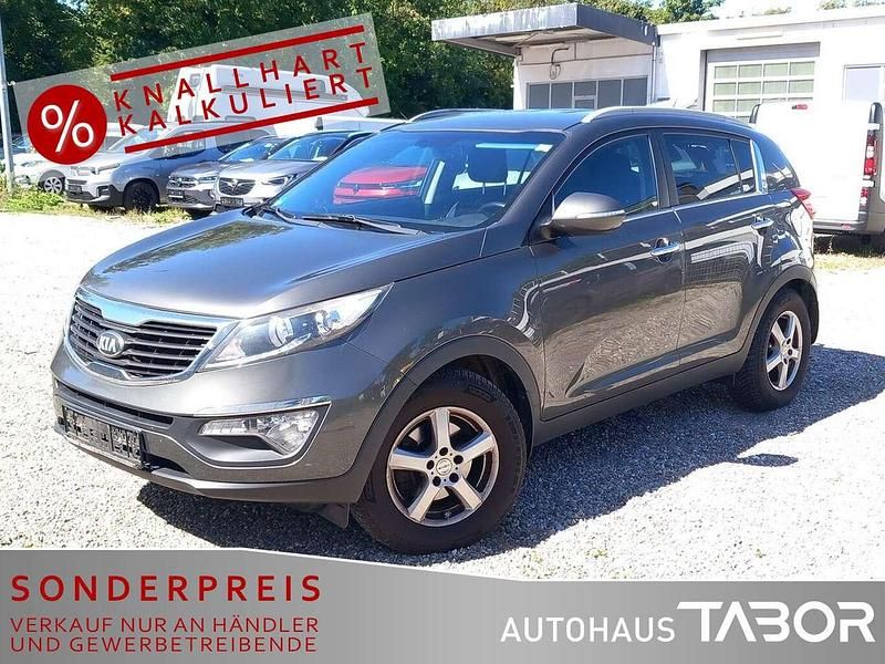 (aa4) phönixsilver m Gebraucht 2013 Kia Sportage Attract SUV | 7.985 € (Guter Preis) - Bild 1/4