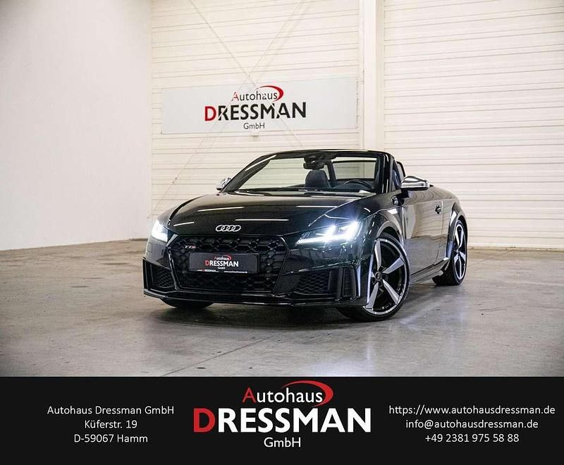 Mythosschwarz metallic Gebraucht 2021 Audi TT Cabrio | 41.754 € - Bild 1/4
