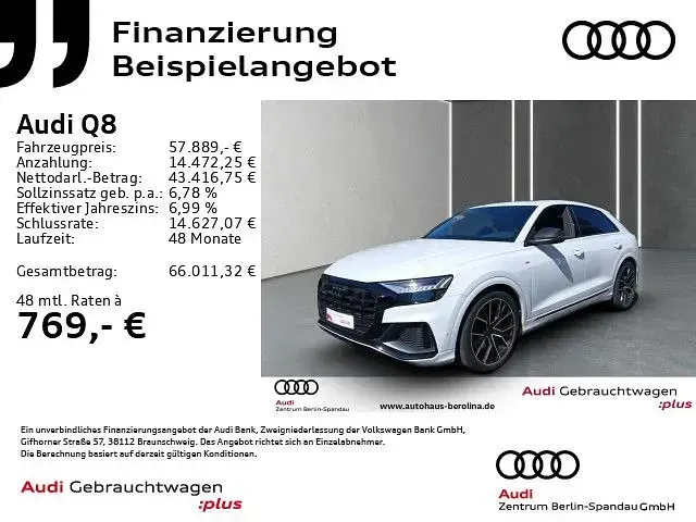 Gebraucht Audi Q8 Competition 286 PS (210 kW) 2022 Weiß SUV