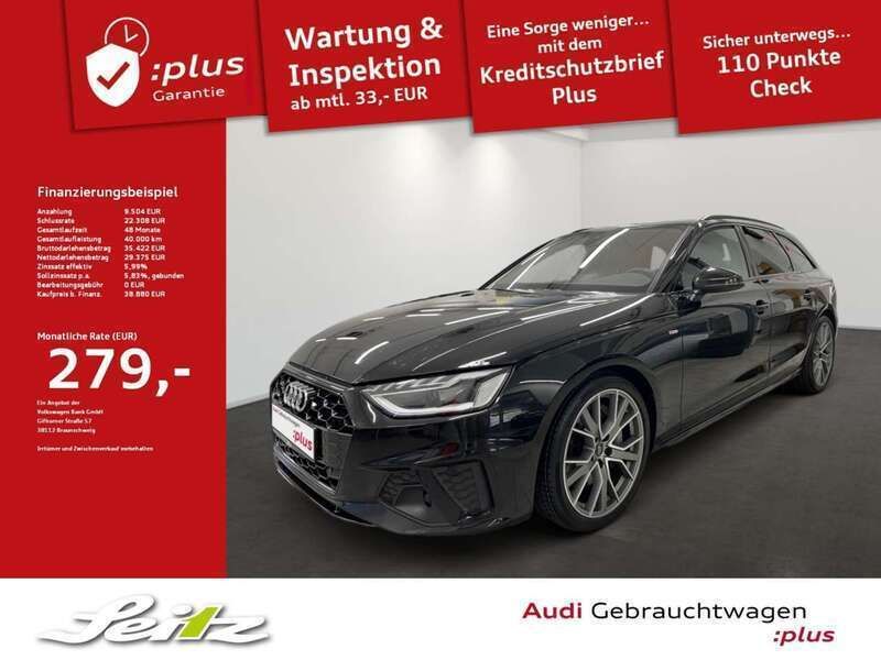 Mythosschwarz metallic Gebraucht 2022 Audi A4 Ambiente Kombi | 38.880 € (Etwas zu teuer) - Bild 1/2