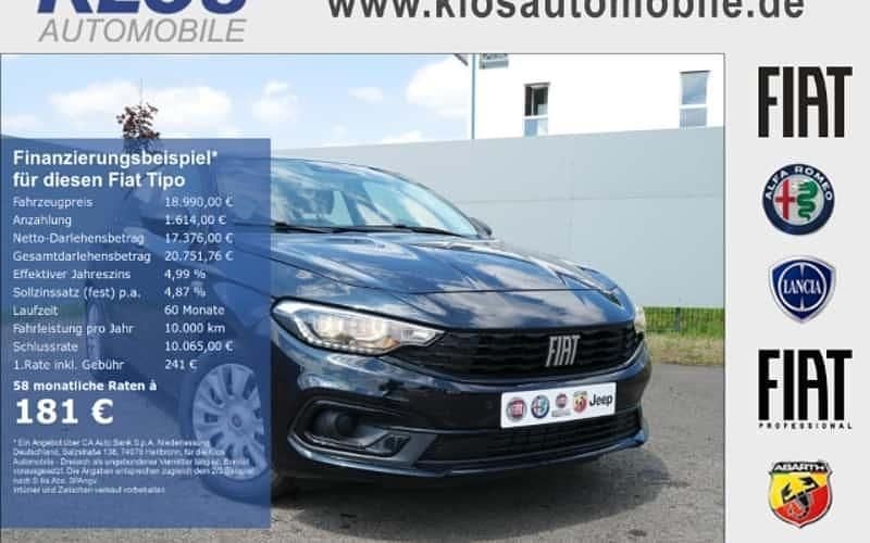 Schwarz Gebraucht 2024 Fiat Tipo Life Limousine | 18.990 € (Guter Preis) - Bild 1/4