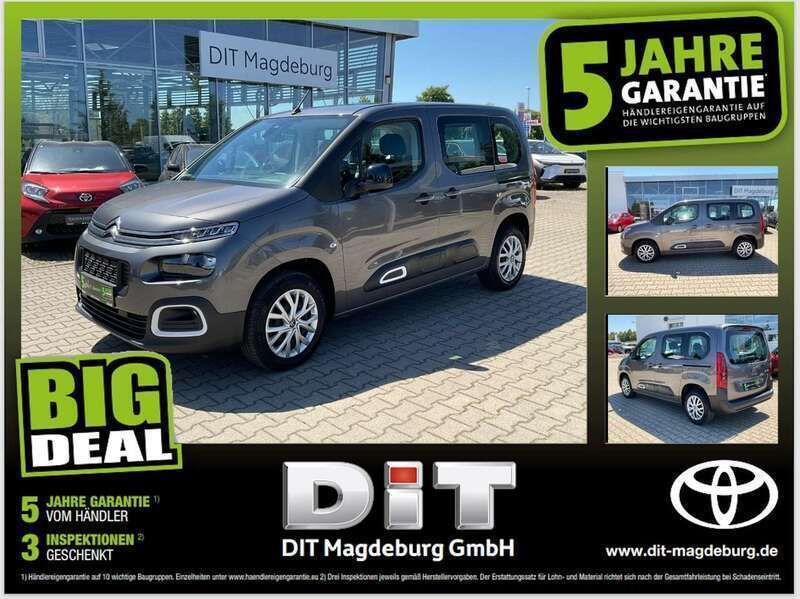 Platiniumgrau/typ aussenverkl Gebraucht 2023 Citroën Berlingo Feel Van / Kleinbus | 19.990 € (Fairer Preis) - Bild 1/4
