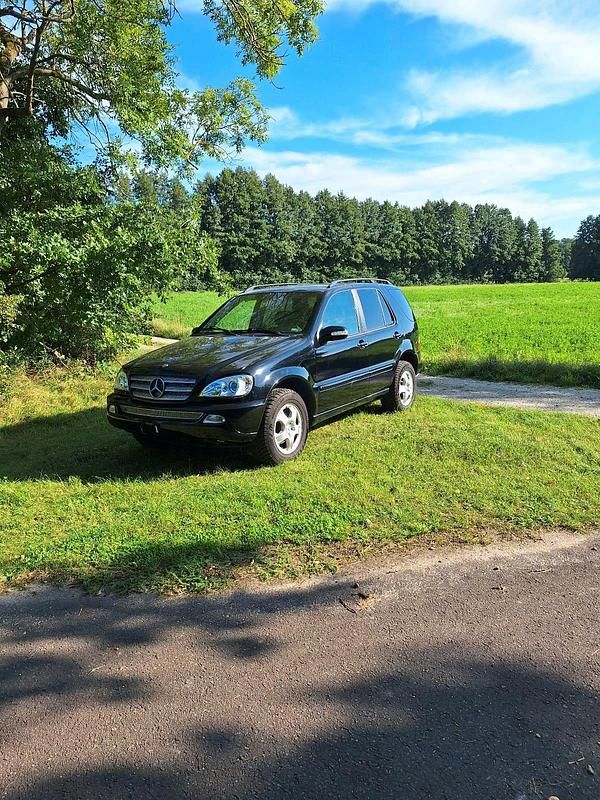 Schwarz Gebraucht 2002 Mercedes ML320 SUV | 3.200 € (Superpreis) - Bild 1/4