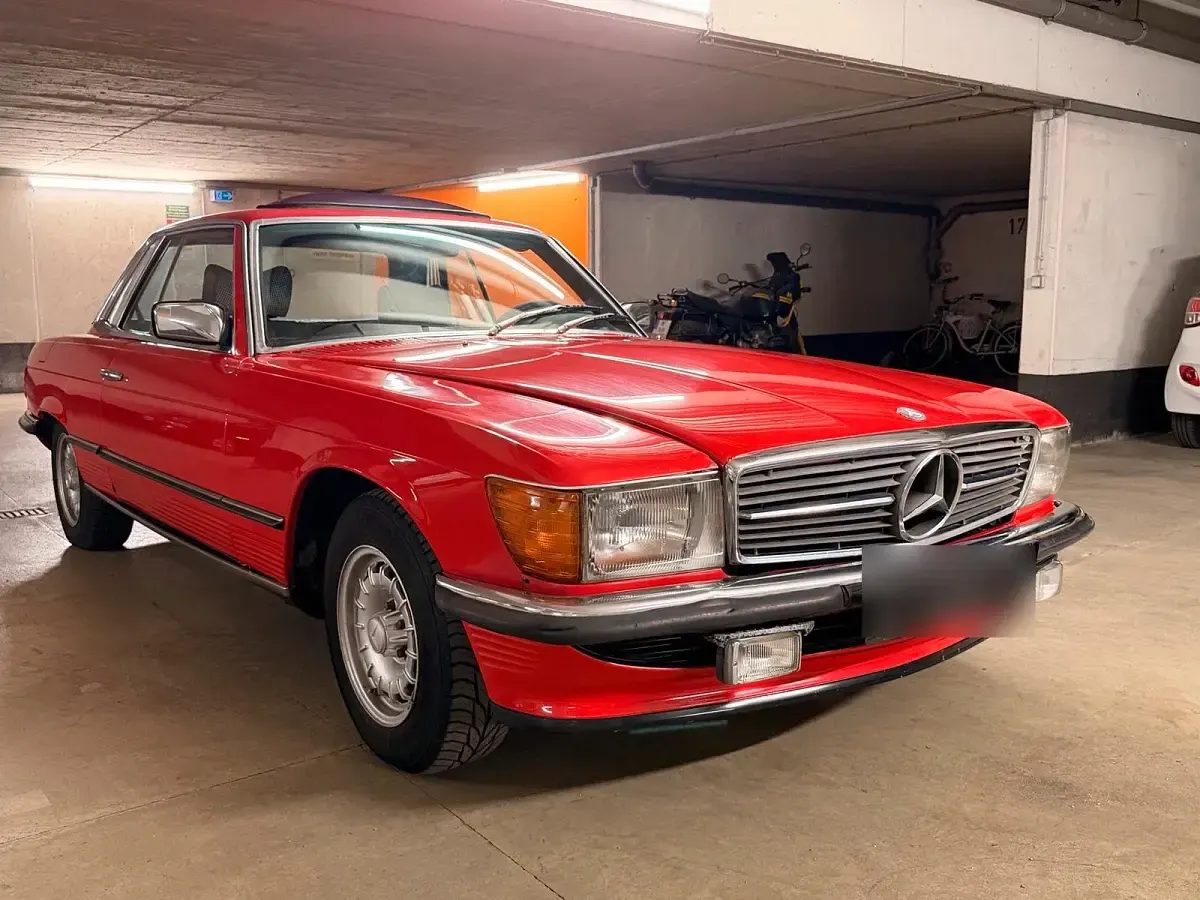 Gebraucht Mercedes SLC280 177 PS (130 kW) 1977 Rot Coupé