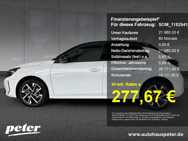 Weiss Neu 2025 Opel Corsa Kleinwagen | 21.980 € (Etwas zu teuer) - Bild 1/4