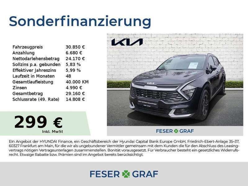 Zilinaschwarz Gebraucht 2024 Kia Sportage 4 SUV | 30.850 € (Superpreis) - Bild 1/4