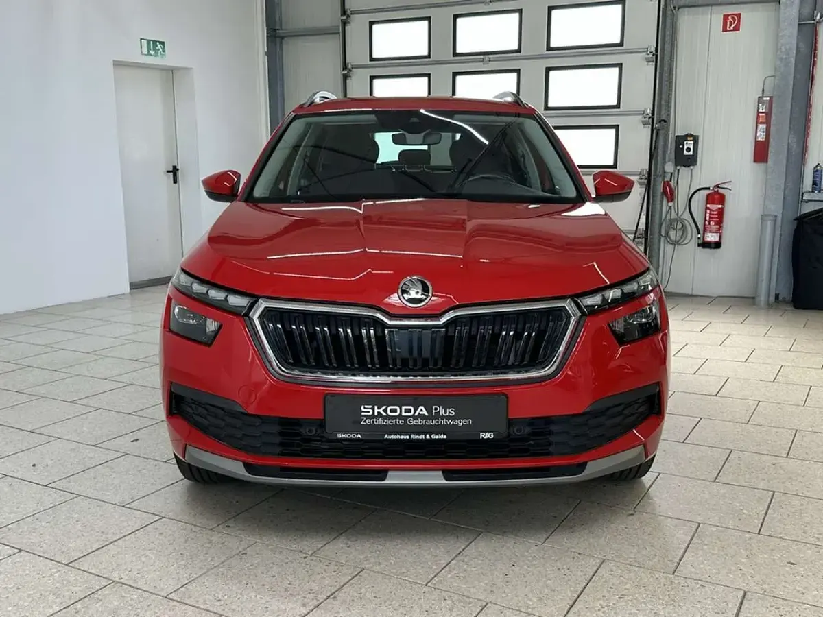 Gebraucht Skoda Kamiq Clever 110 PS (80 kW) 2021 Rot SUV