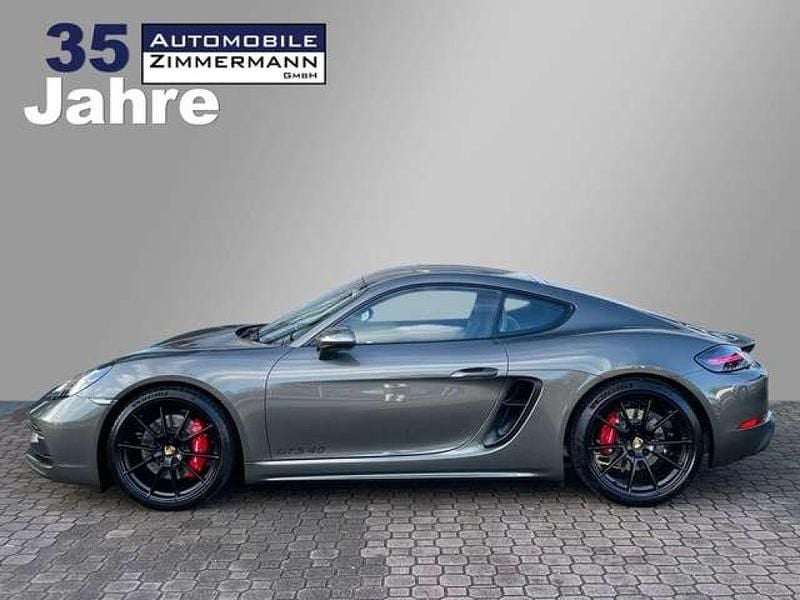 Aventuringrün metallic (metallic) Gebraucht 2023 Porsche Cayman GTS Coupé | 87.950 € (Fairer Preis) - Bild 1/4