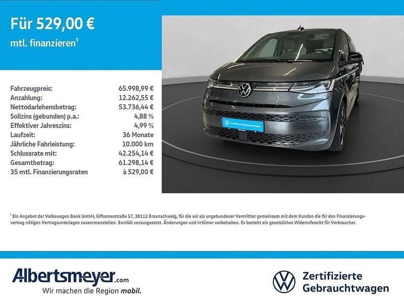 Grau Neu 2025 VW Multivan Style Van | 65.999 € (Teuer) - Bild 1/4