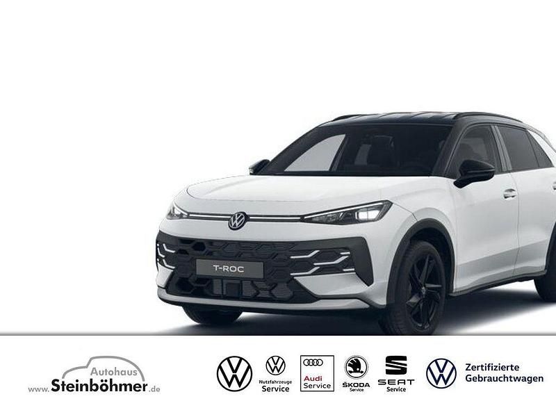 Pure white (weiß) Neu 2025 VW T-Roc Style SUV | 42.225 € - Bild 1/4