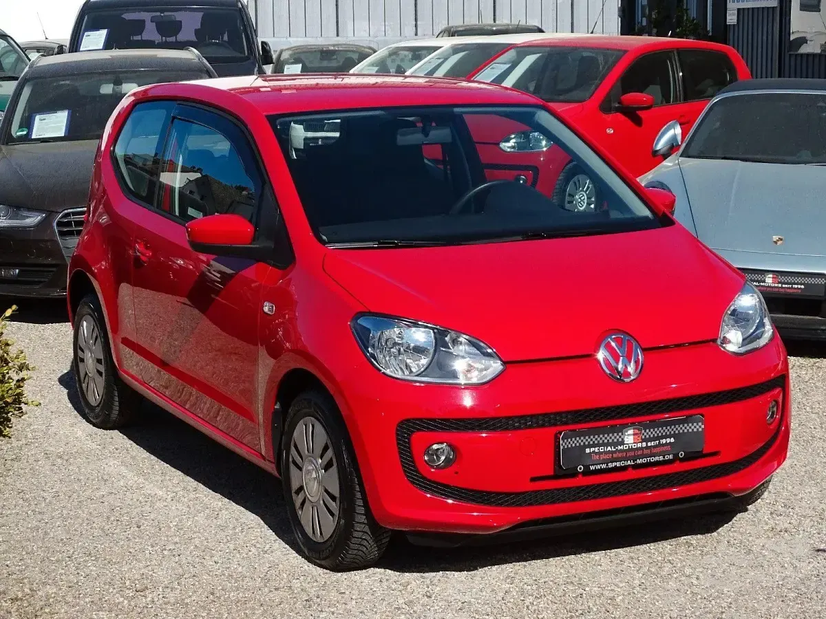 Gebraucht VW up! move up! 60 PS (44 kW) 2012 Rot Kleinwagen