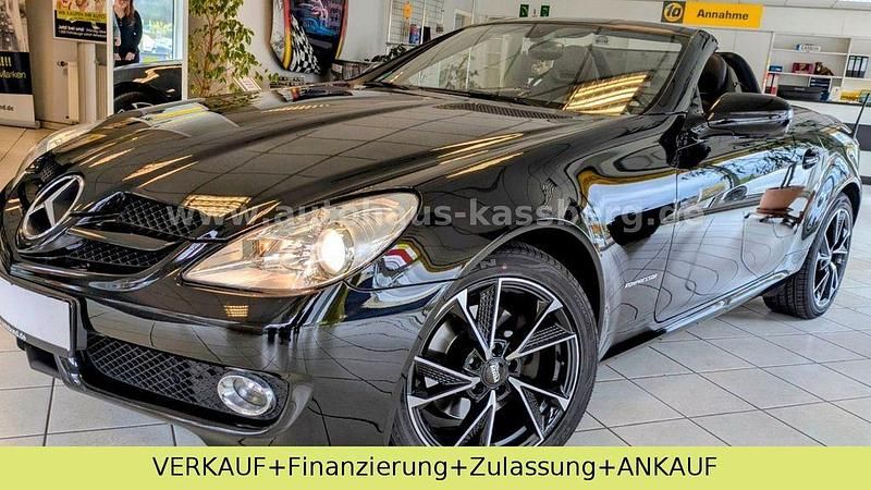 Schwarz Gebraucht 2008 Mercedes SLK200 Cabrio | 13.975 € (Etwas zu teuer) - Bild 1/4