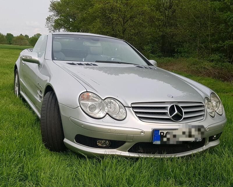 Gebraucht Mercedes SL55 AMG AMG 500 PS (367 kW) 2002 Silber Cabrio
