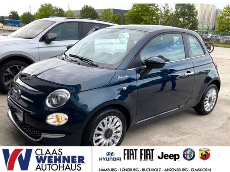 Colore esterno (dipinto di blu Gebraucht 2021 Fiat 500 Dolcevita Kleinwagen | 12.930 € (Fairer Preis) - Bild 1/4