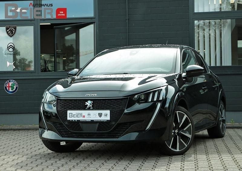 Schwarz Gebraucht 2021 Peugeot e-208 GT Kleinwagen | 15.480 € (Guter Preis) - Bild 1/4