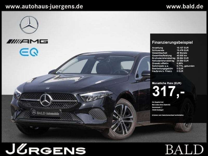 Night black Gebraucht 2024 Mercedes A250 Progressive Limousine | 33.490 € (Etwas zu teuer) - Bild 1/4