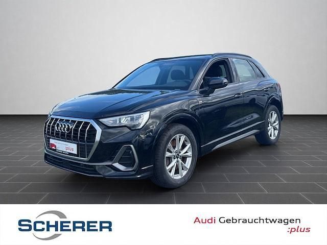 Mythosschwarz metallic Gebraucht 2022 Audi Q3 S-Line SUV | 25.990 € (Superpreis) - Bild 1/4
