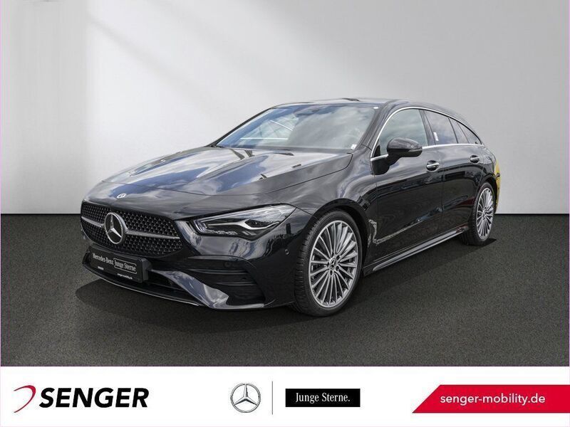 Schwarz Gebraucht 2024 Mercedes CLA200 Shooting Brake AMG line Kombi | 34.120 € (Teuer) - Bild 1/4