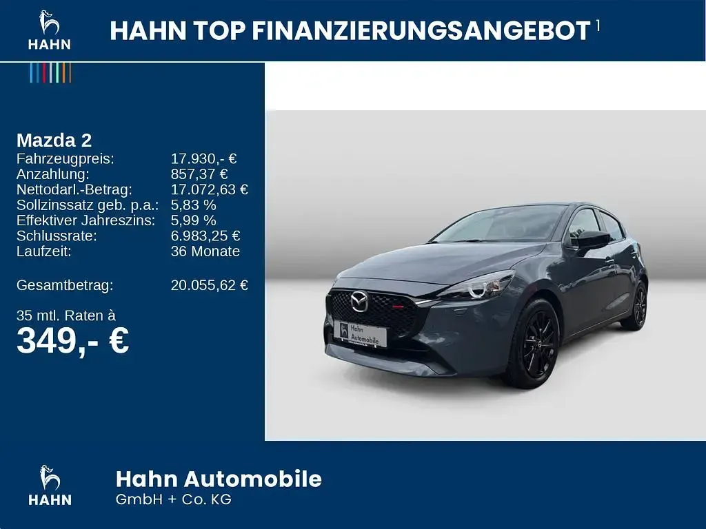 Gebraucht Mazda 2 Homura-Line 90 PS (66 kW) 2023 Polymetal gray Kleinwagen
