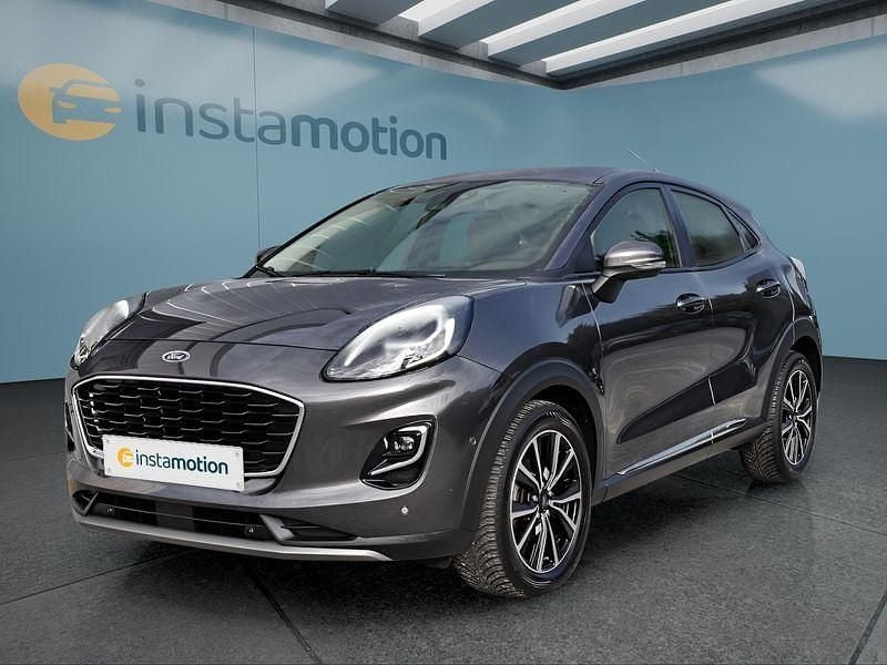 Grau Gebraucht 2021 Ford Puma Titanium SUV | 18.849 € (Fairer Preis) - Bild 1/4