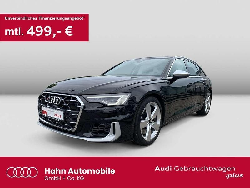 Brillantschwarz Gebraucht 2023 Audi S6 Basis Kombi | 56.399 € (Superpreis) - Bild 1/3