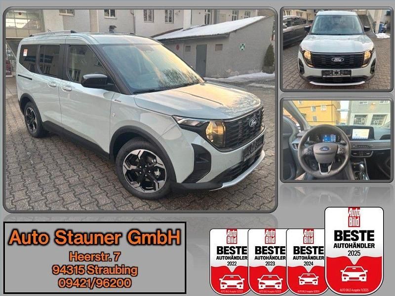 Neu Ford Tourneo Courier Active 125 PS (91 kW) 2025 Grün Van / Kleinbus