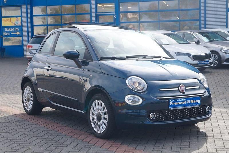 Blau Gebraucht 2021 Fiat 500 Lounge Kleinwagen | 14.490 € (Etwas zu teuer) - Bild 1/4