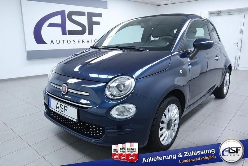 Blau Gebraucht 2020 Fiat 500C Lounge Cabrio | 11.970 € (Fairer Preis) - Bild 1/3