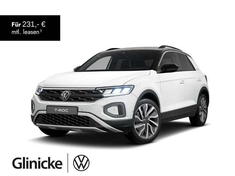 Pure white uni / schwarz uni Neu 2025 VW T-Roc Goal SUV | 32.210 € (Fairer Preis) - Bild 1/1