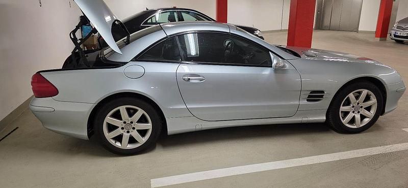Gebraucht Mercedes SL500 306 PS (225 kW) 2003 Silber Cabrio