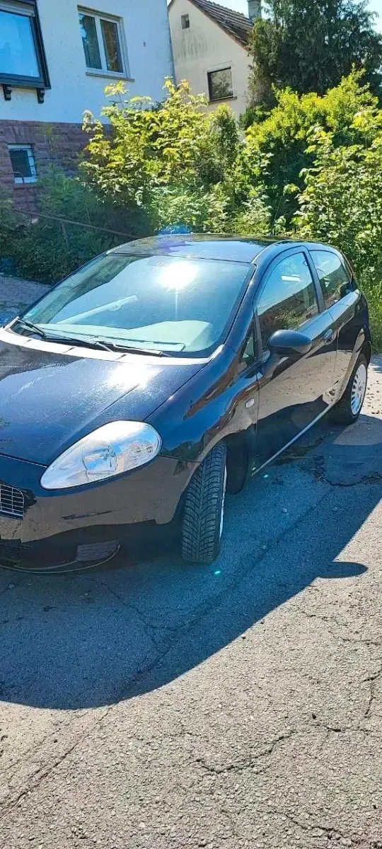 Gebraucht Fiat Punto 77 PS (56 kW) 2008 Schwarz Kleinwagen