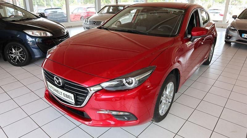 Rot Gebraucht 2018 Mazda 3 Limousine | 15.410 € (Fairer Preis) - Bild 1/4