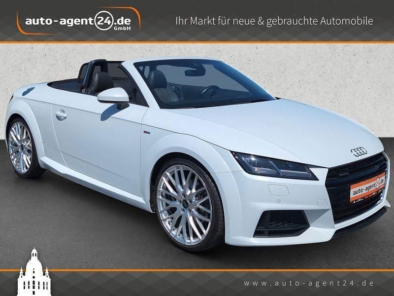 Gletscherweiß metallic Gebraucht 2018 Audi TT S-Line Cabrio | 27.990 € (Fairer Preis) - Bild 1/4