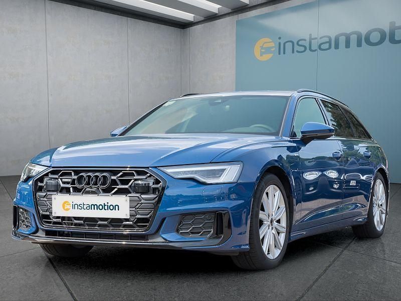 Blau Gebraucht 2024 Audi A6 S-Line Kombi | 55.749 € - Bild 1/4