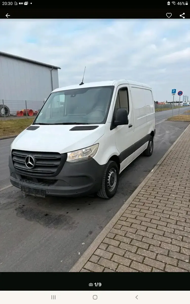 Używany Mercedes Sprinter 114 KM (83 kW) 2019 Biały Van