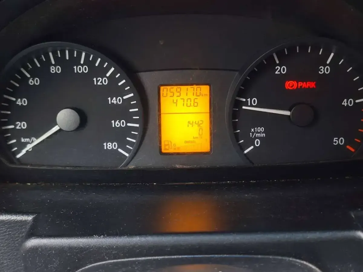 Gebraucht Mercedes Sprinter 109 PS (80 kW) 2007 Grün Van