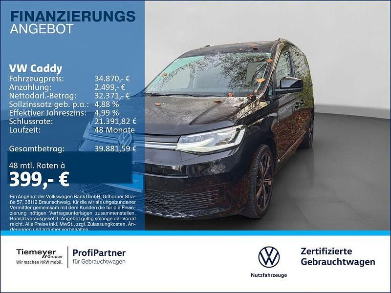 Schwarz Gebraucht 2024 VW Caddy Style Van / Kleinbus | 34.870 € (Fairer Preis) - Bild 1/4