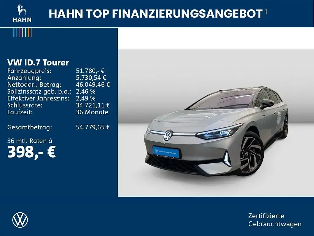 Gebraucht VW ID.7 GTX 250 kW (340 PS) 2025 Scale silver metallic Kombi